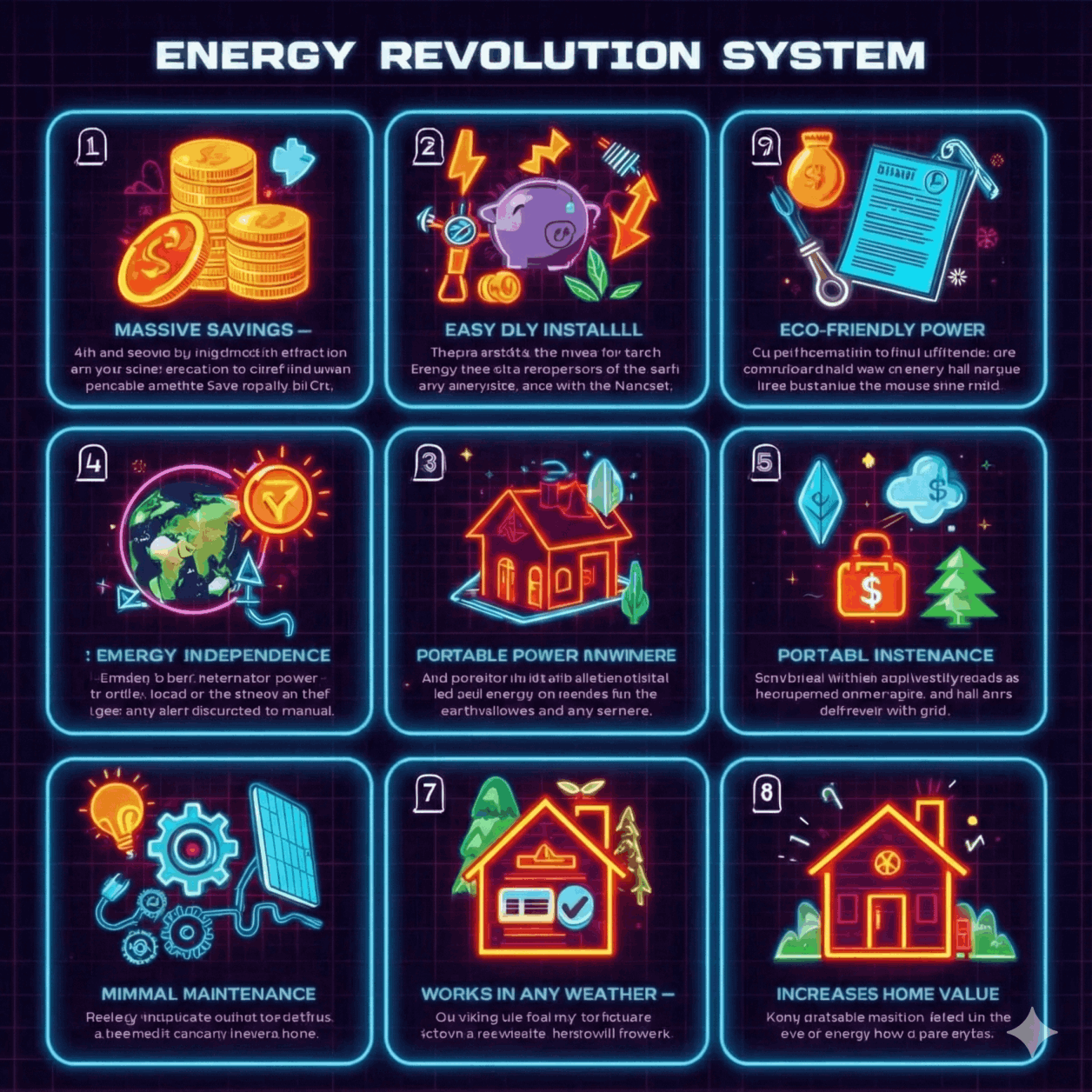 Benefits of Energy Revolution systems